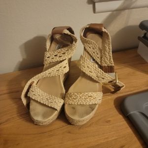Wedge sandals high heel